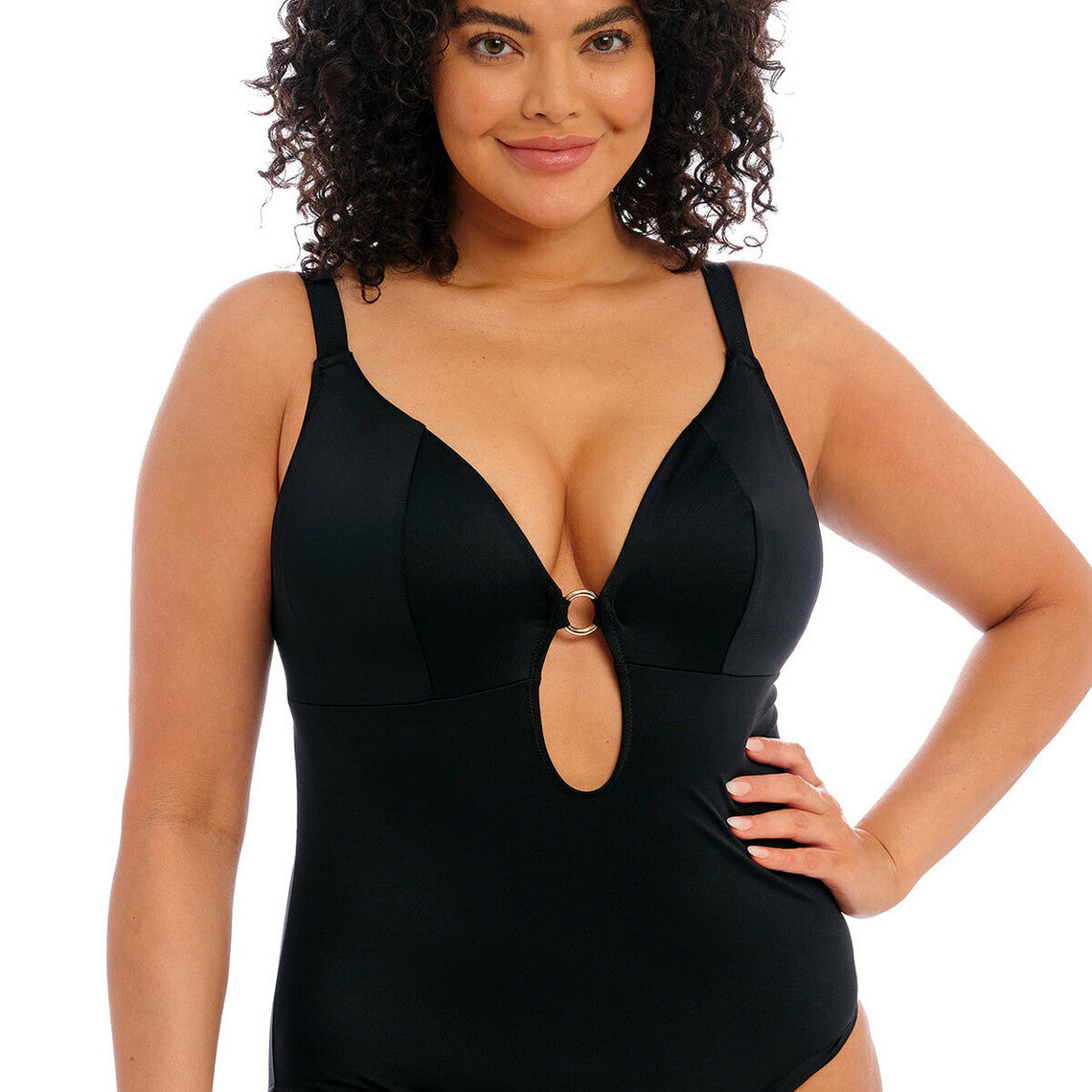  Elomi Bain Maillot De Bain Une Pièce Plongeant Sans Aramature Plain Sailing