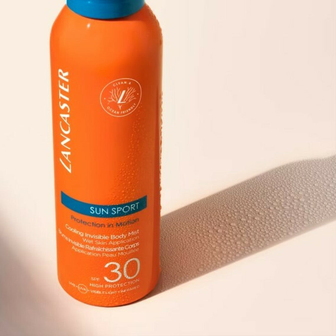  Lancaster Solaire Brume Invisible Rafraîchissante Application Peau Mouillée Spf30 - Sun Sport