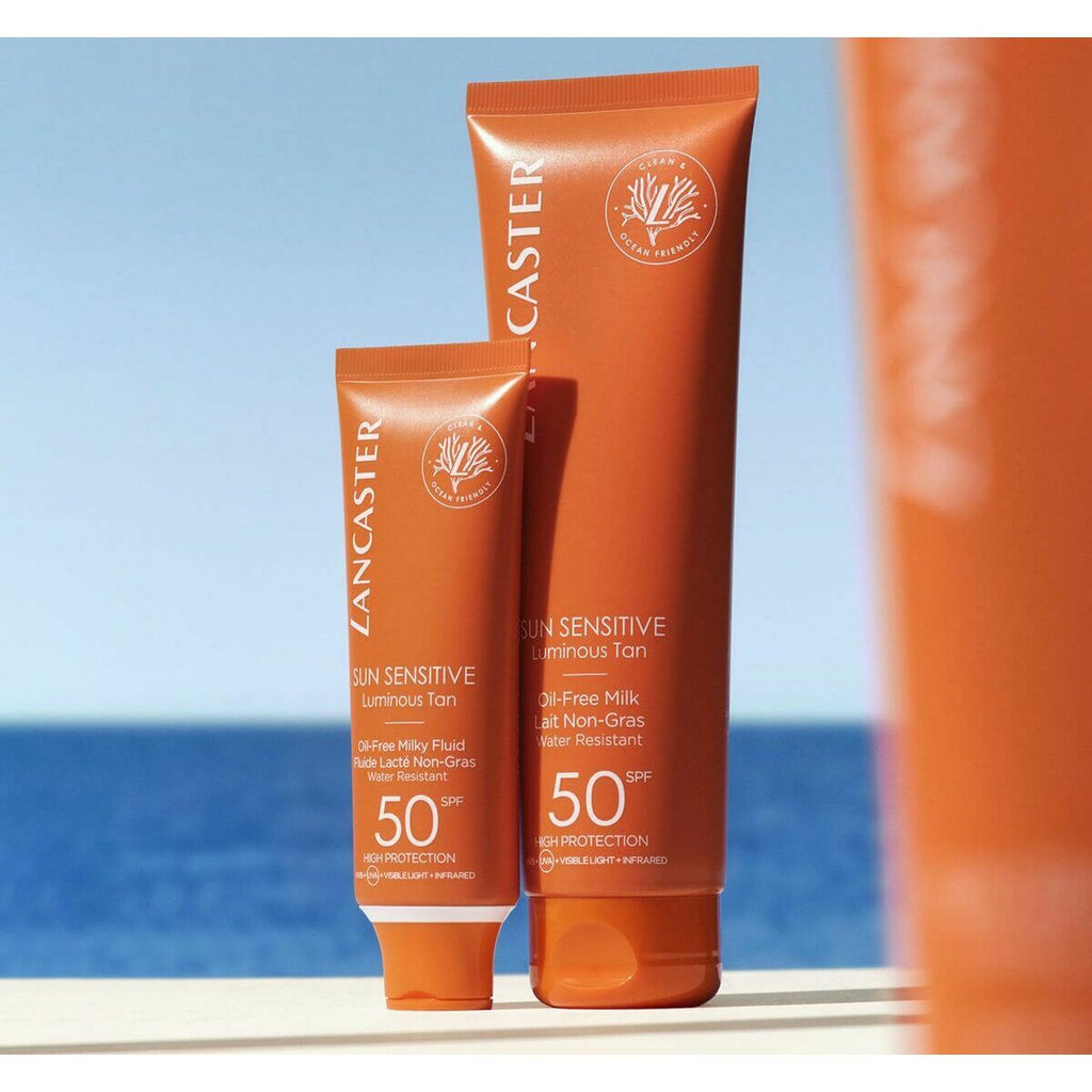  Lancaster Solaire Fluide Lacté Non Gras Visage Spf 50 - Sun Sensitive