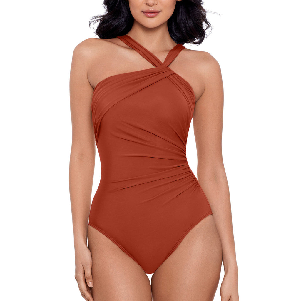  Miraclesuit Maillot 1 Pièce Classique Terracotta ROCK SOLID