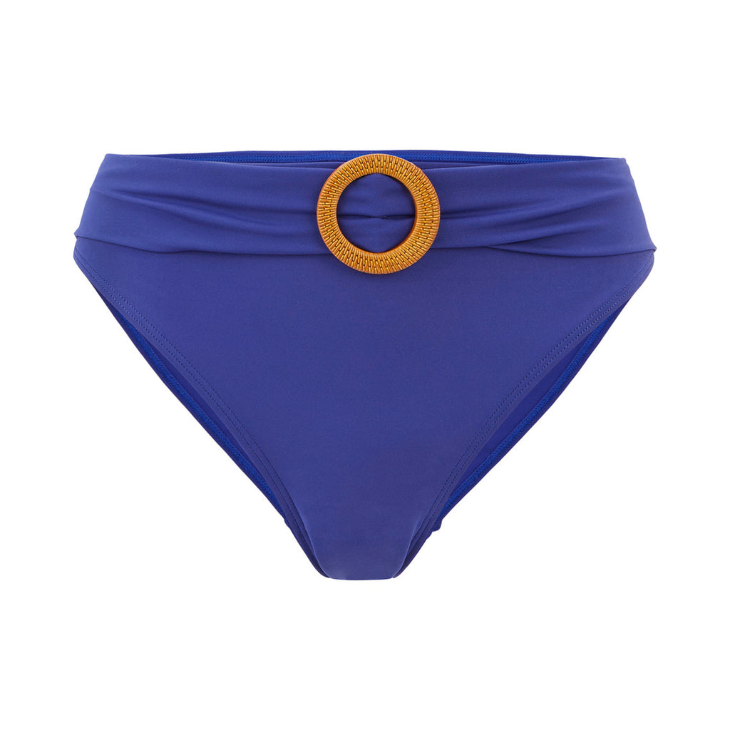  Sans Complexe Bain Culotte De Maillot De Bain Effet Drapé - Bleu Elevated Basics