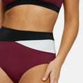 Sans Complexe Bain Culotte De Maillot De Bain Taille Haute - Rouge Beyond The Beach
