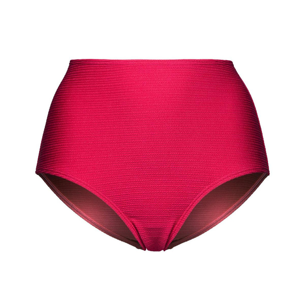  Sans Complexe Bain Culotte De Bain Taille Haute Rouge - Glamourous Textured Glamourous Textured