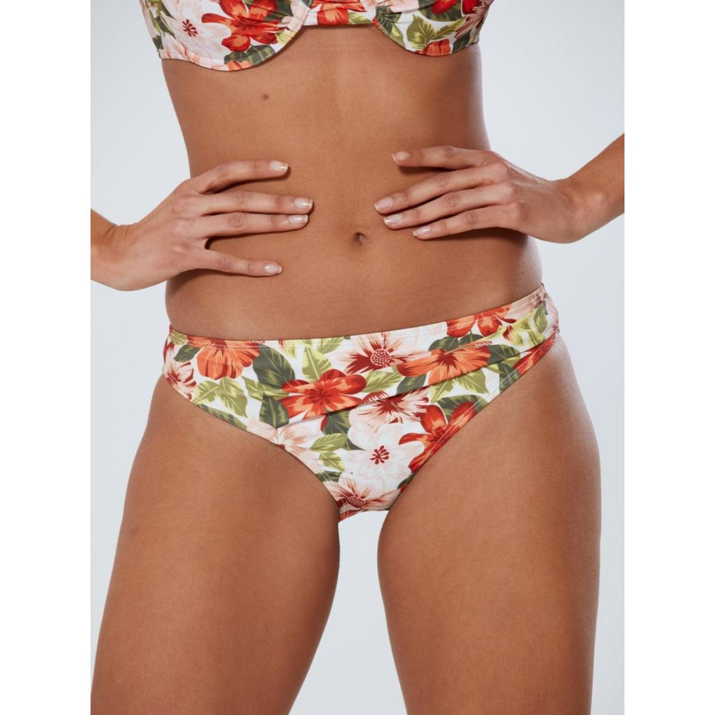  Venca Bas De Bikini Imprimé Tropical Doublé