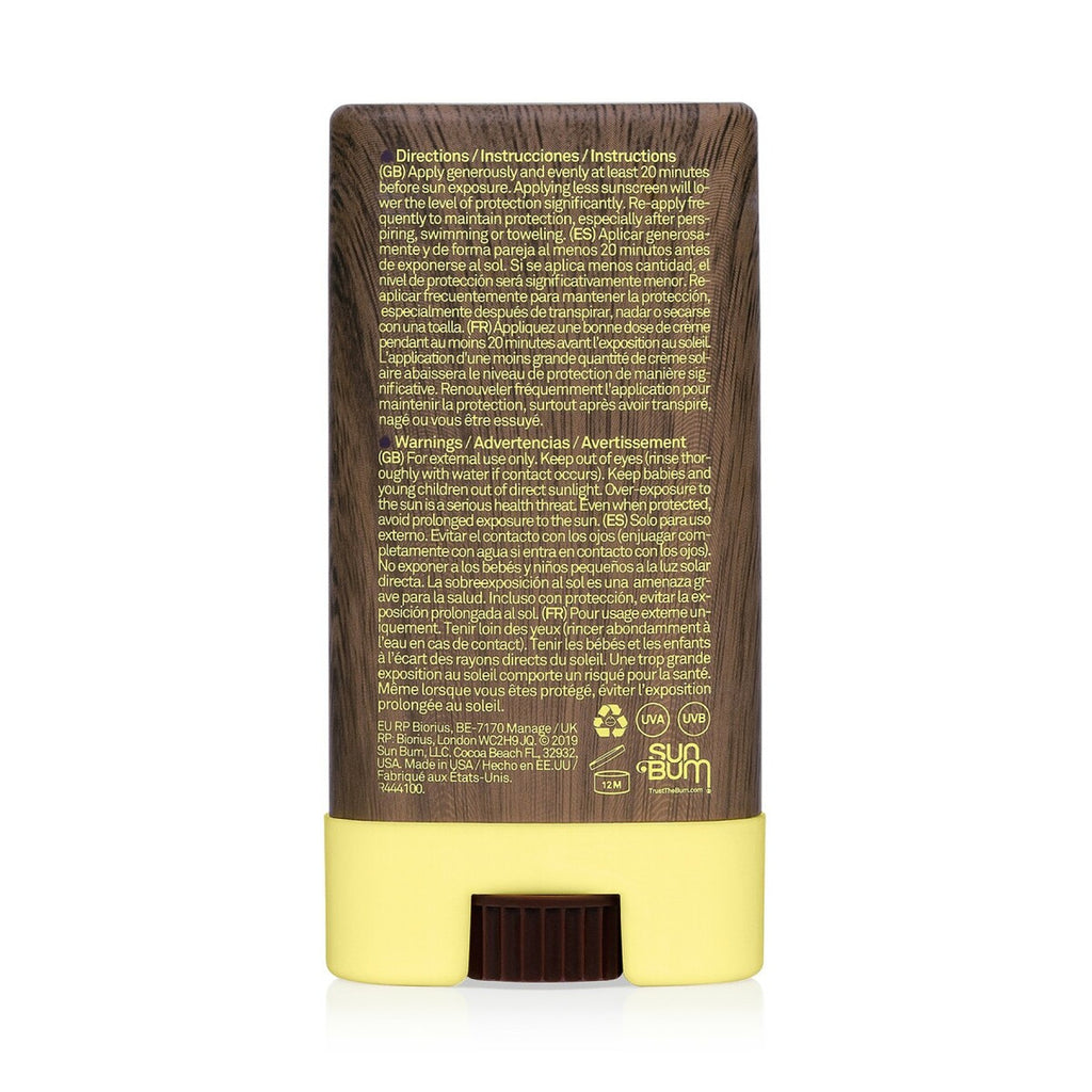  Sun Bum Stick Solaire Visage Résistant A L'eau Spf 30 - Original