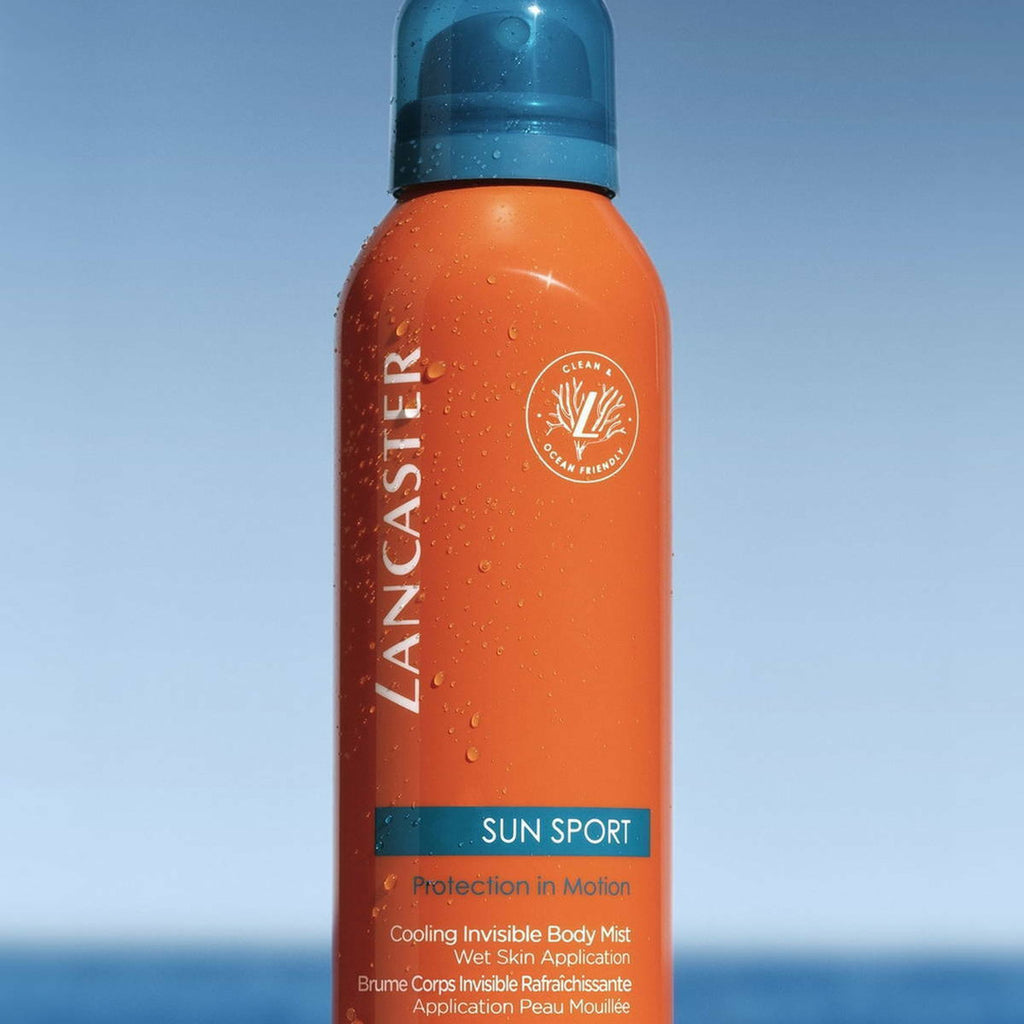  Lancaster Solaire Brume Invisible Rafraîchissante Application Peau Mouillée Spf50 - Sun Sport