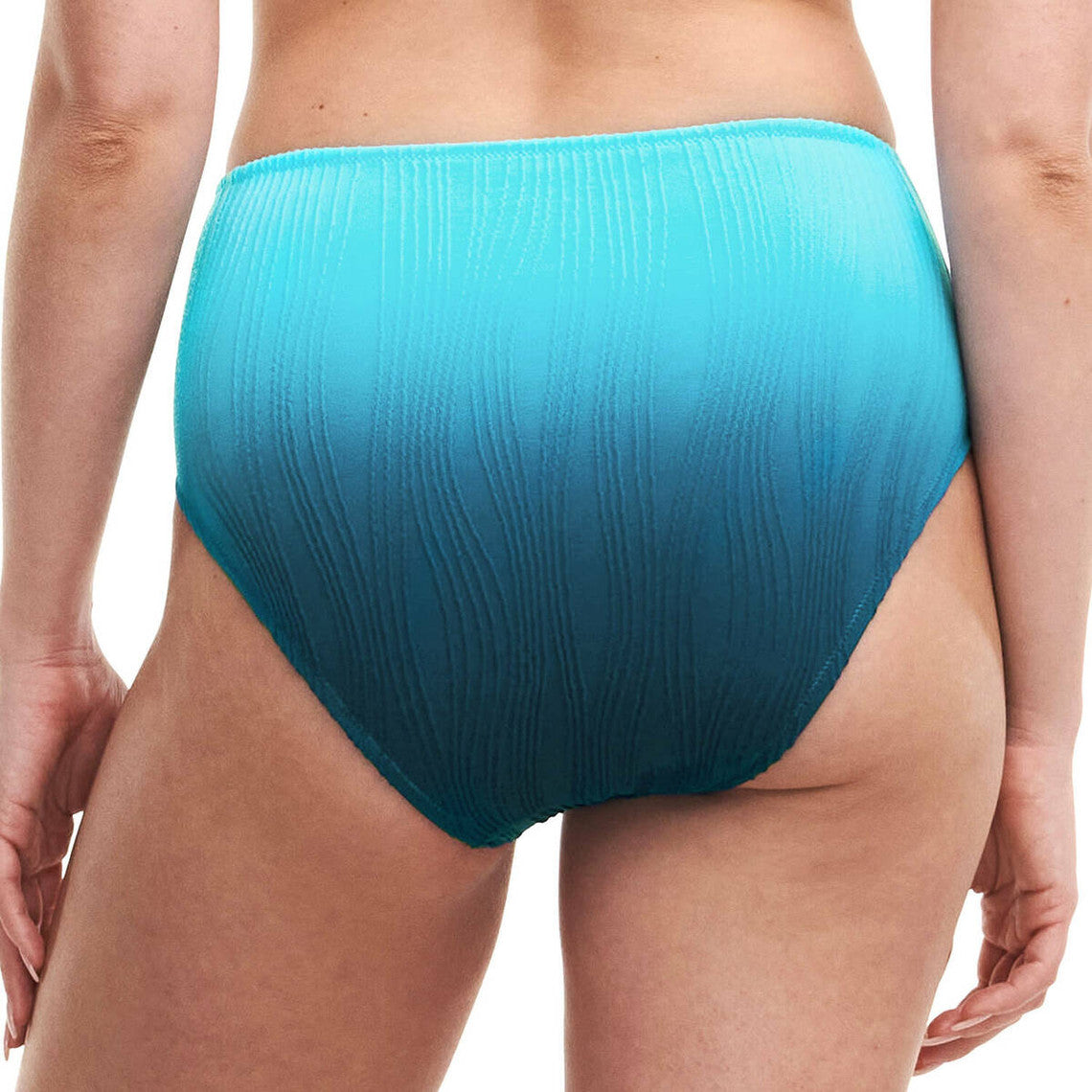  Chantelle Bain Culotte Taille Haute Bleu Pulp