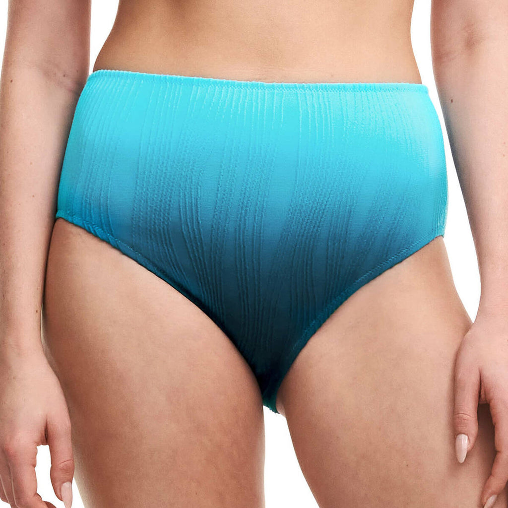  Chantelle Bain Culotte Taille Haute Bleu Pulp