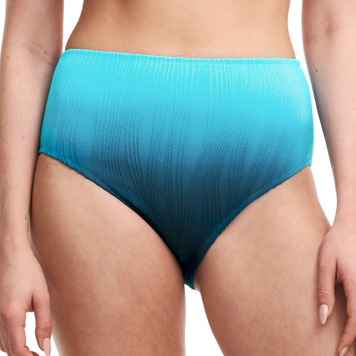  Chantelle Bain Culotte Taille Haute Bleu Pulp