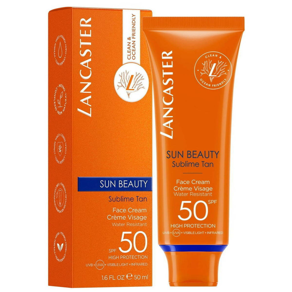  Lancaster Solaire Crème Visage Confort Bronzage Lumineux Spf50 - Sun Beauty