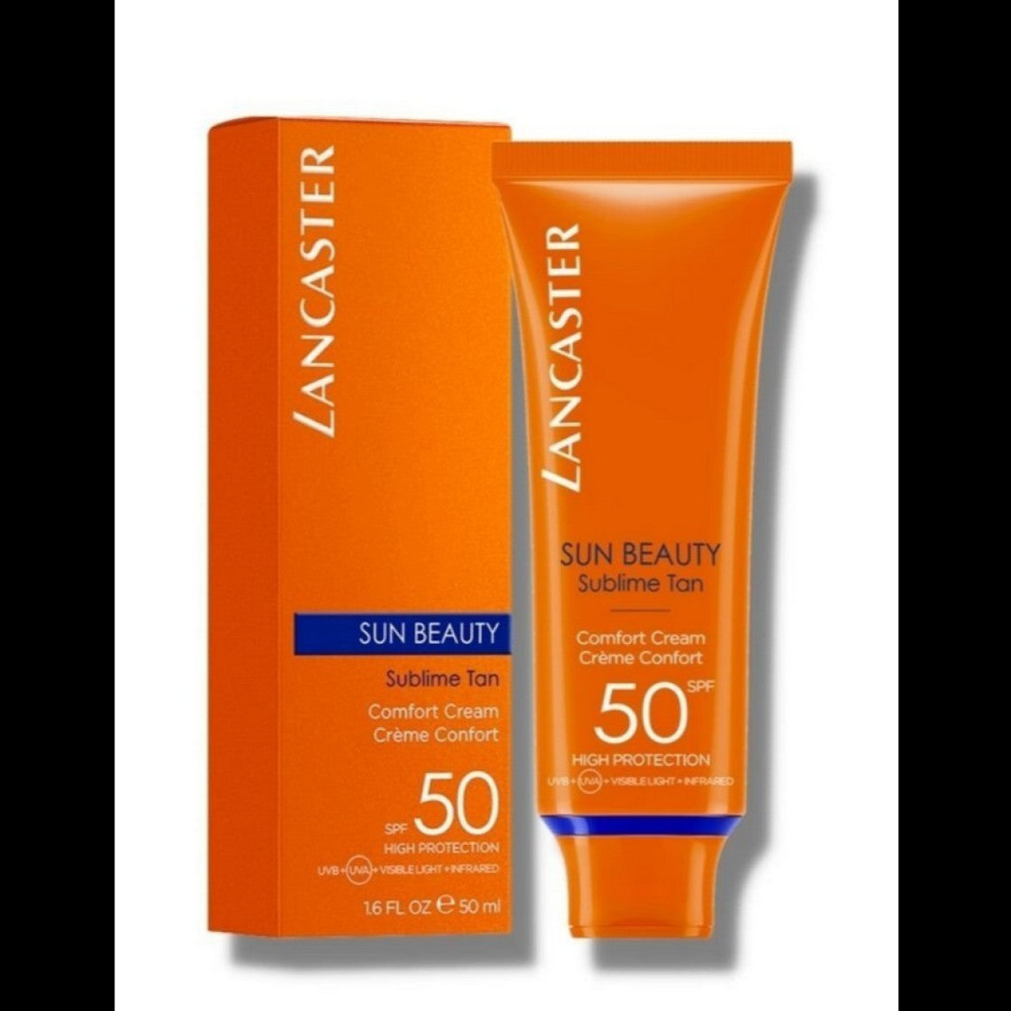  Lancaster Solaire Crème Confort Hale Lumineux Haute Protection Spf50 - Sun Beauty