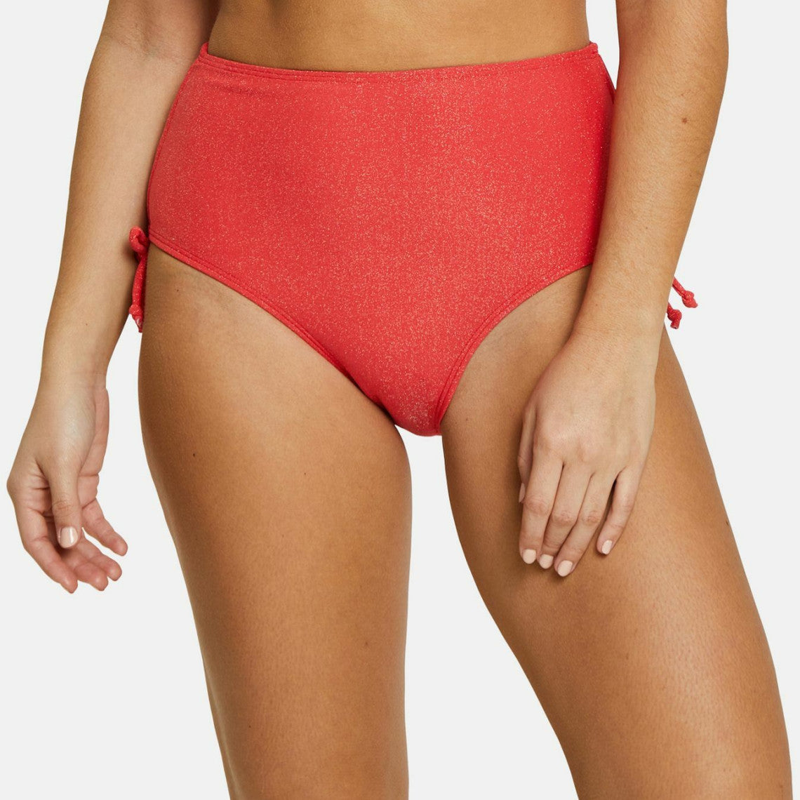  Sans Complexe Bain Culotte De Maillot De Bain Taille Haute - Rouge Bask In Bliss
