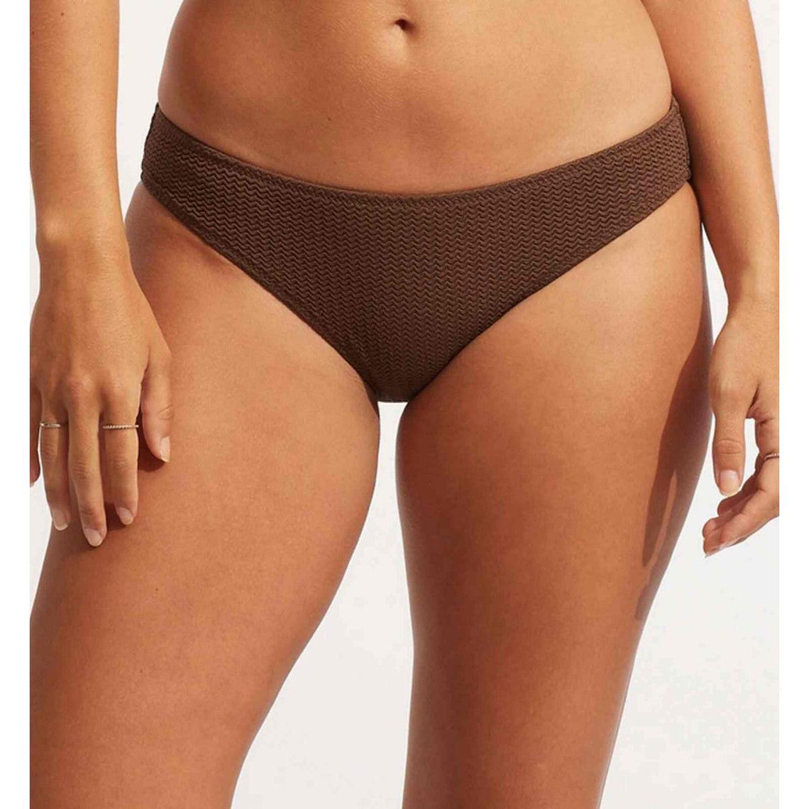  Seafolly Culotte De Bain Classique - Marron Sea Dive