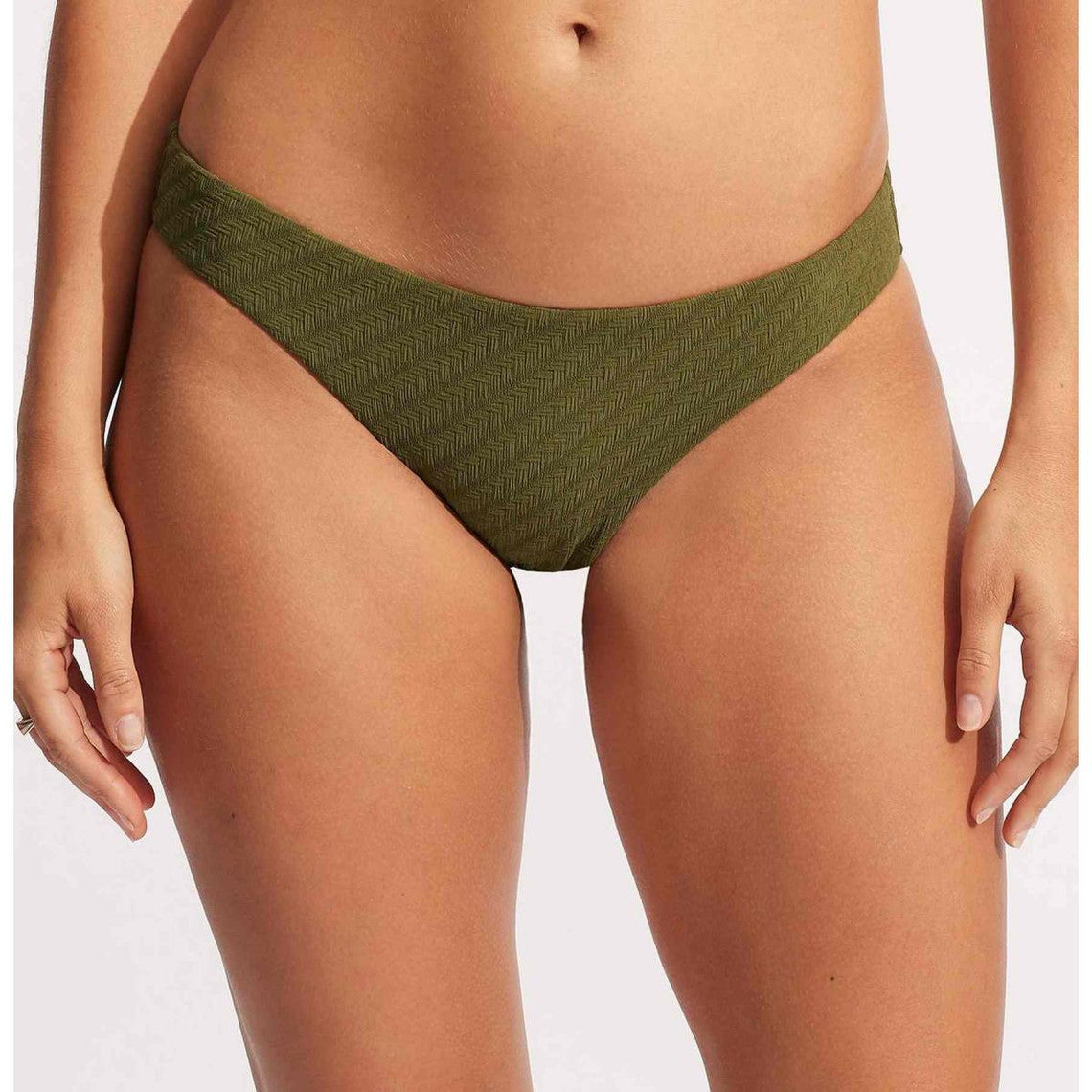  Seafolly Culotte De Bain Classique - Verte Willow