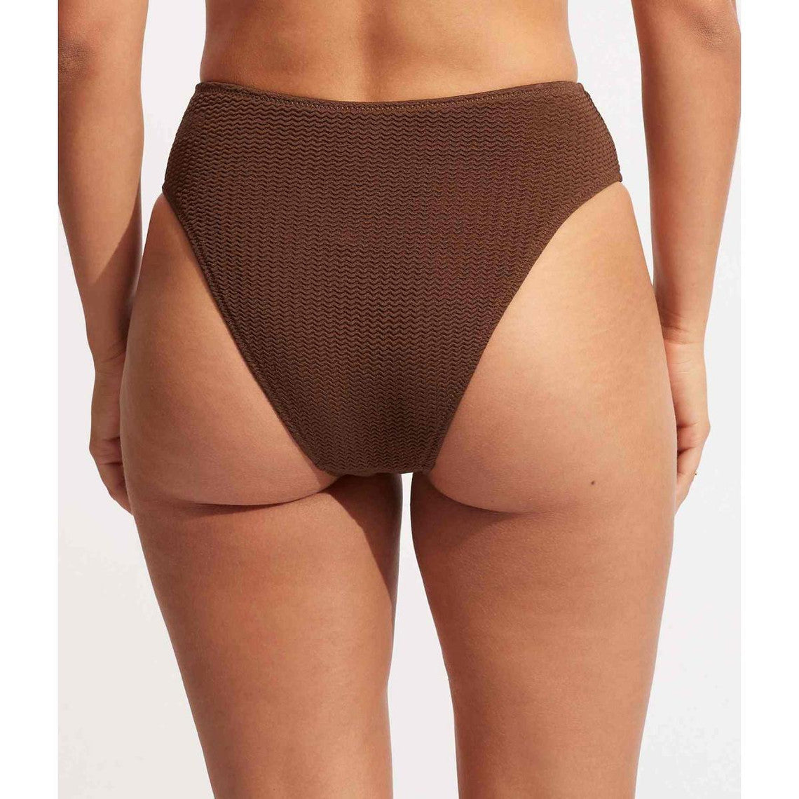  Seafolly Culotte De Bain Taille Haute - Marron Sea Dive