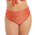  Camille Cerf X Pomm Poire Culotte Haute De Bain Orange Maui