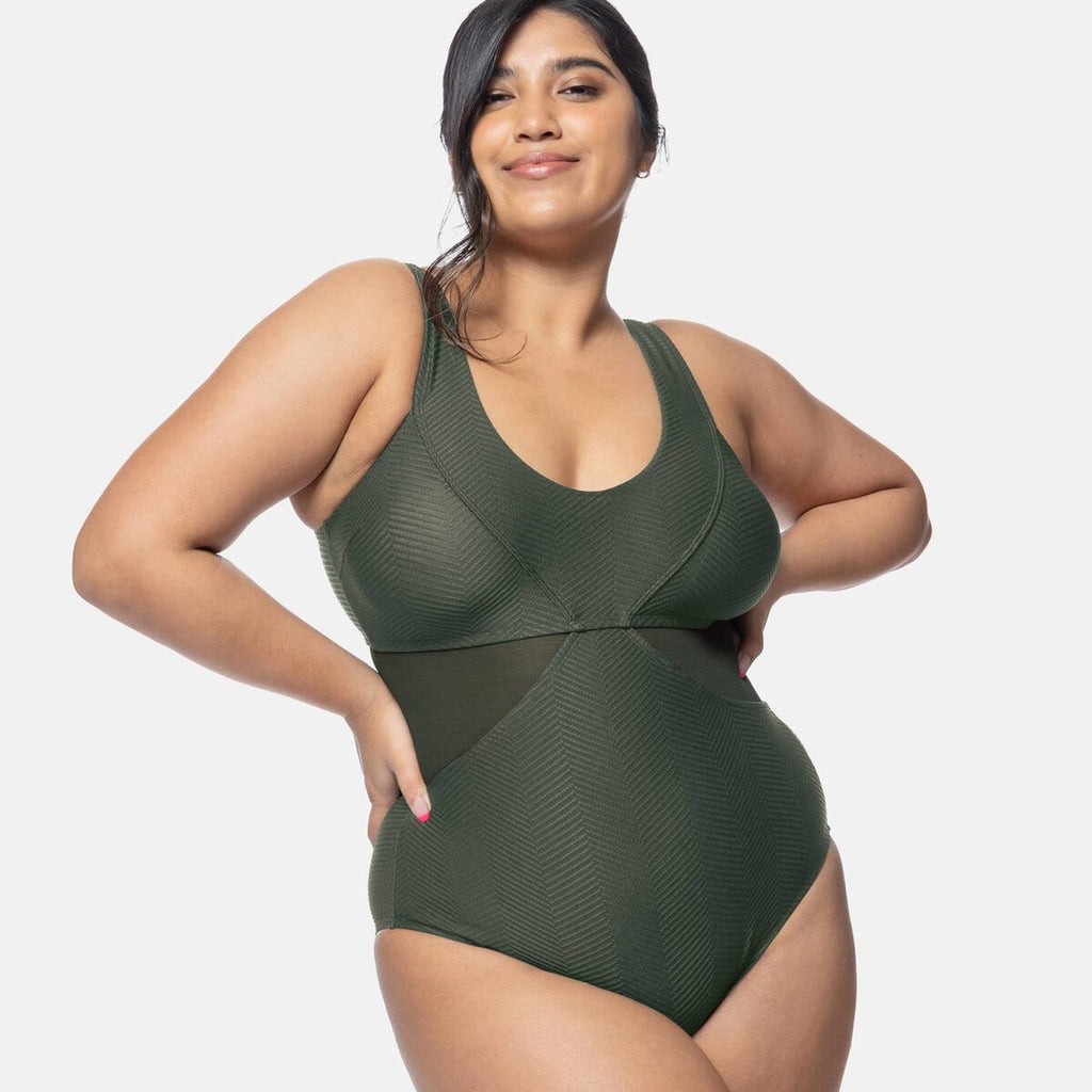  Dorina Maillots Maillot 1 Pièce Gainant Vert Saint Tropez
