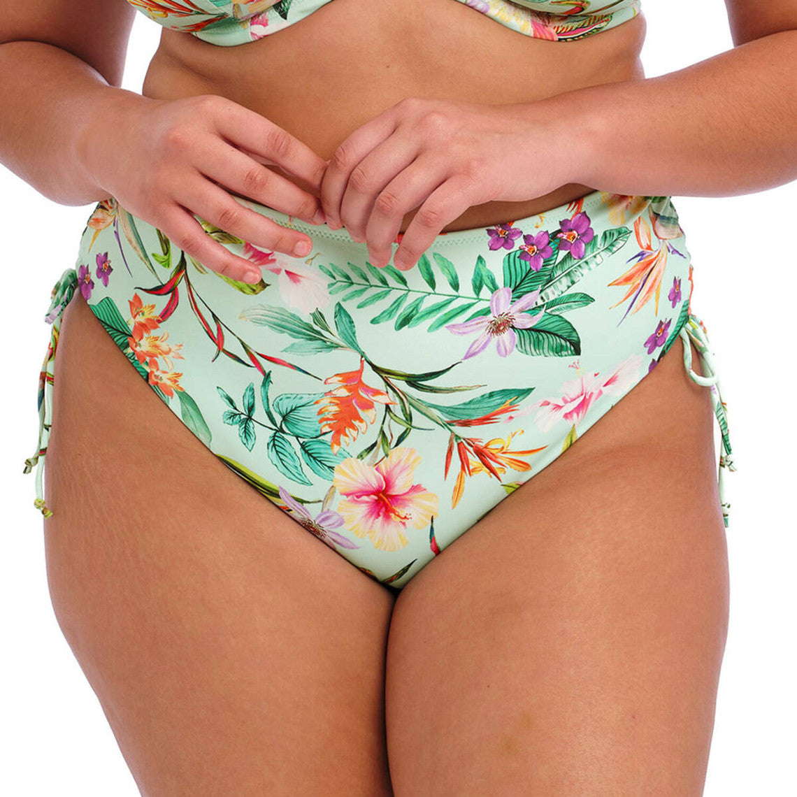  Elomi Bain Culotte De Maillot De Bain Taille Haute - Verte Florale SUNSHINE COVE