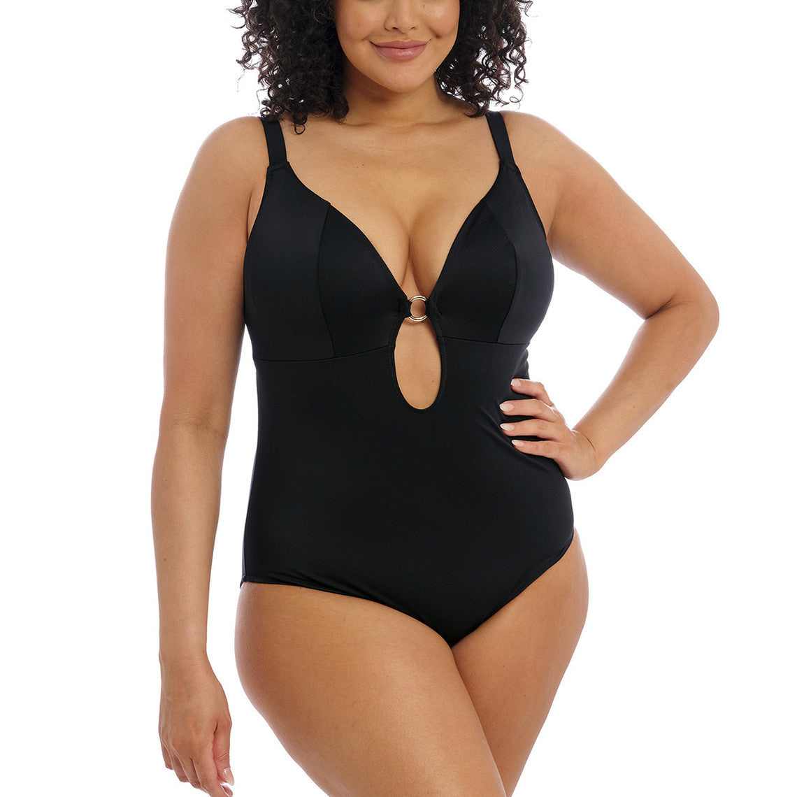  Elomi Bain Maillot De Bain Une Pièce Plongeant Sans Aramature Plain Sailing
