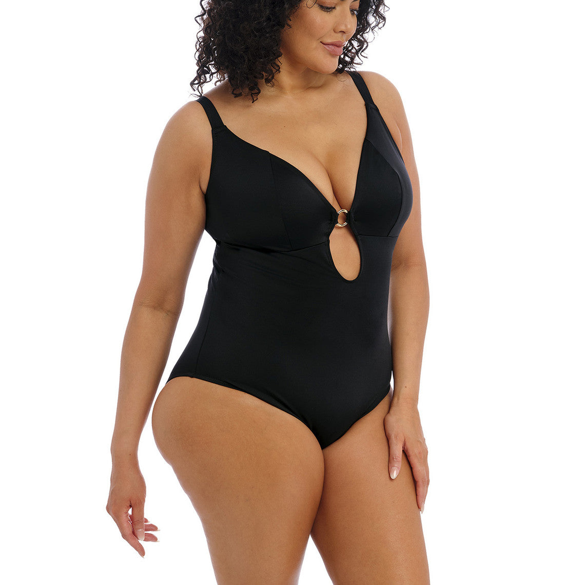  Elomi Bain Maillot De Bain Une Pièce Plongeant Sans Aramature Plain Sailing