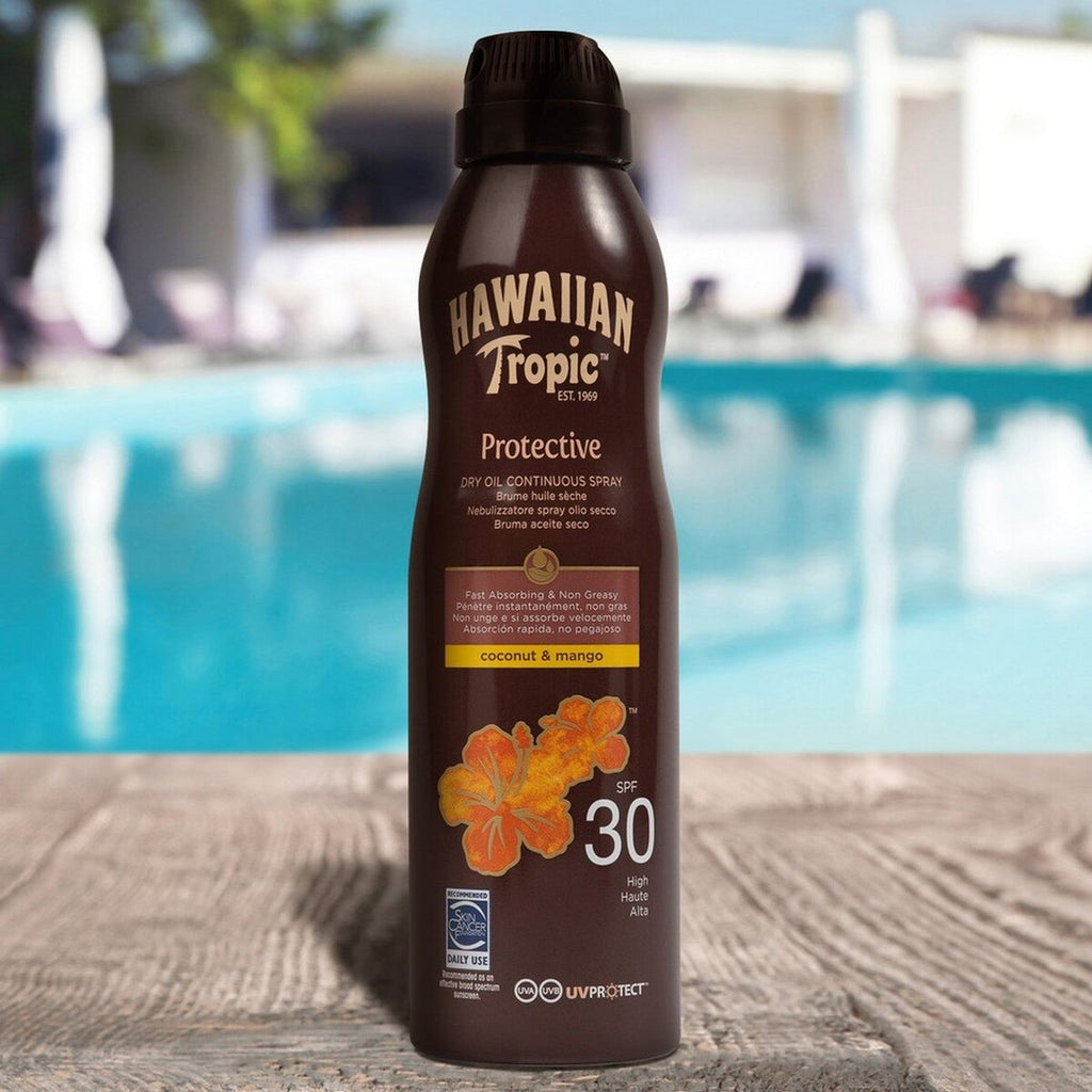  Hawaiian Tropic Huile Solaire Spf 30 Pour Le Corps