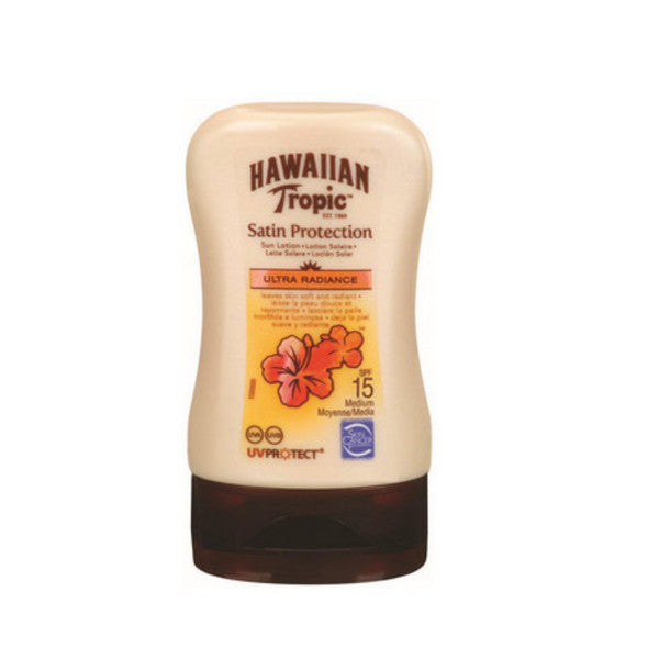  Hawaiian Tropic Mini Lotion Solaire Satin - Format Voyage Spf 15