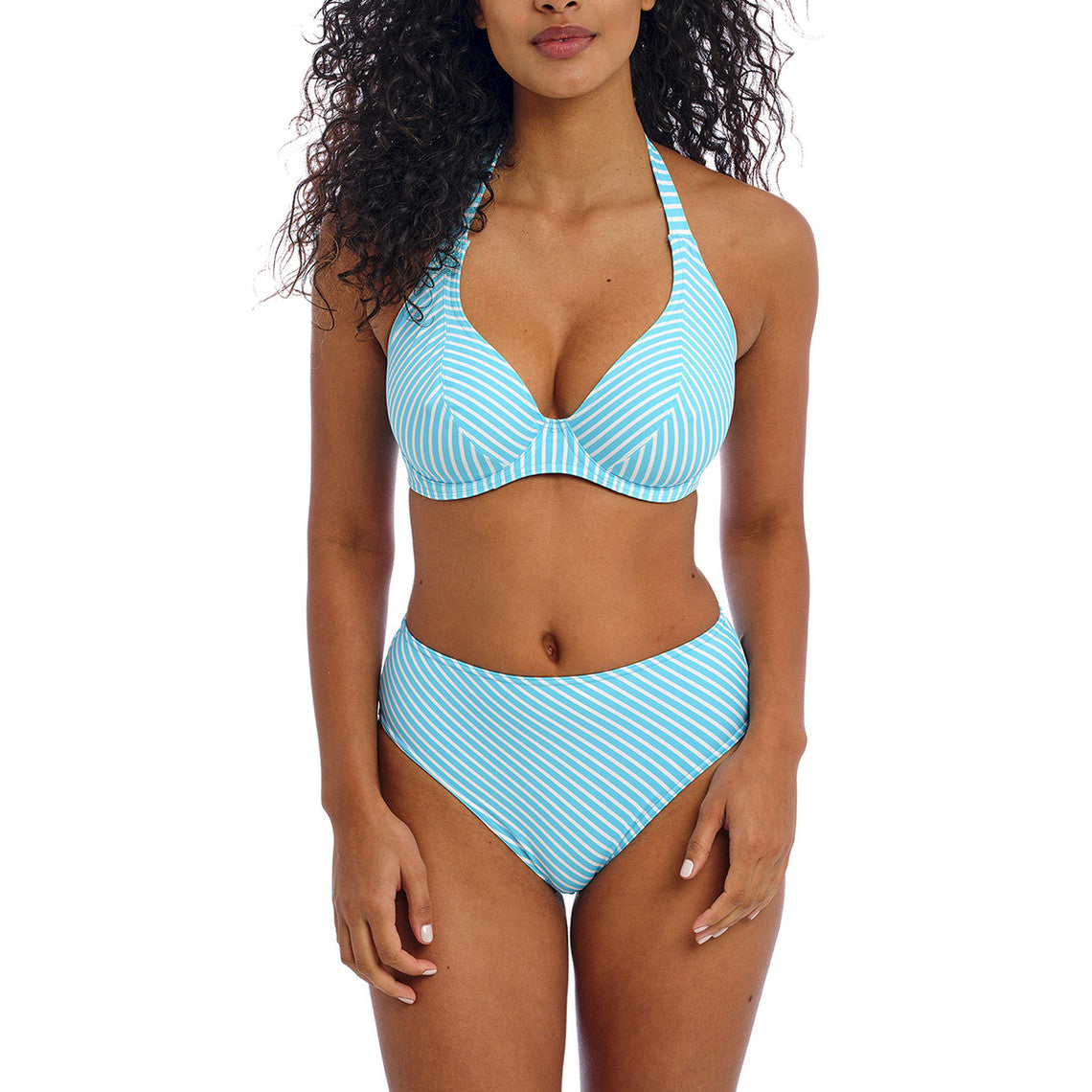  Freya Maillots CulotteCulotte De Bain Taille Haute - Turquoise Jewel Cove