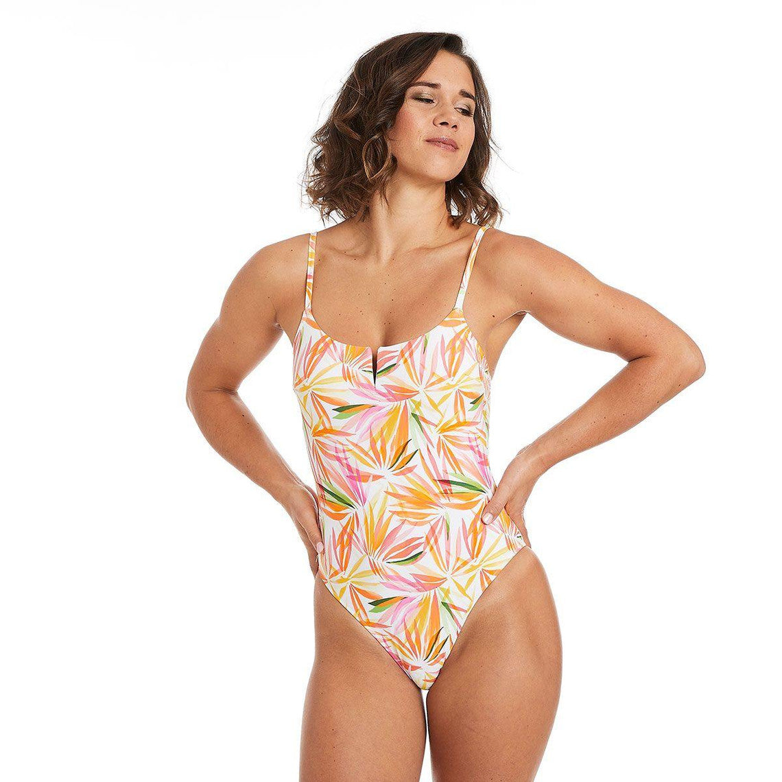  Camille Cerf X Pomm Poire Maillot De Bain 1 Pièce Blanc Bali
