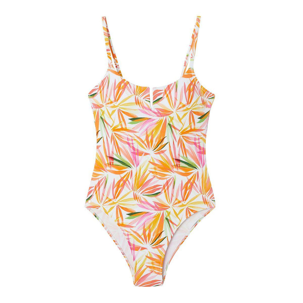  Camille Cerf X Pomm Poire Maillot De Bain 1 Pièce Blanc Bali
