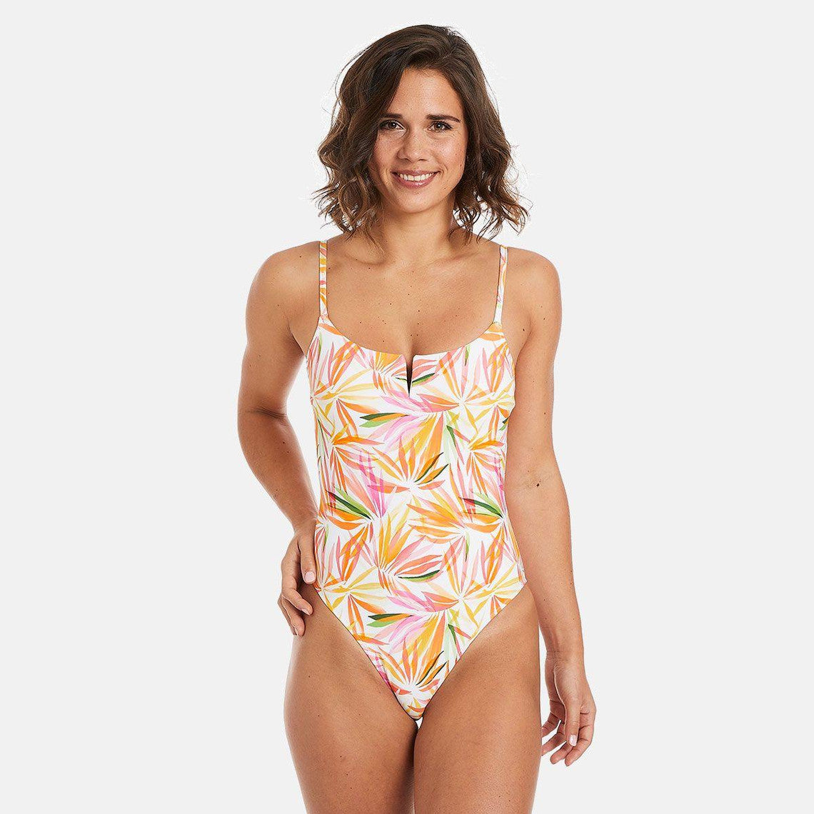  Camille Cerf X Pomm Poire Maillot De Bain 1 Pièce Blanc Bali