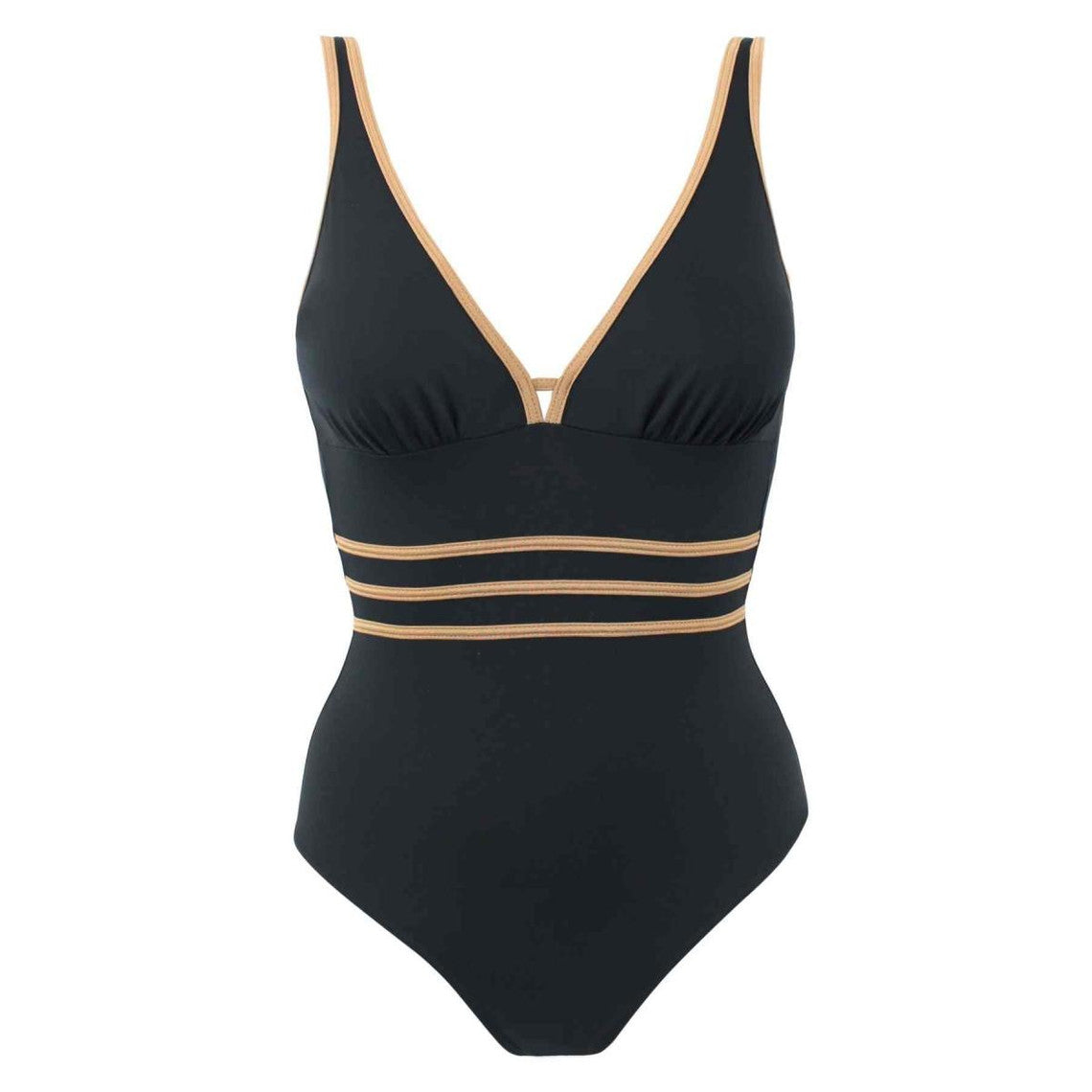  Janine Robin Maillot De Bain 1 Pièce Classique Plongeant VENEZIA