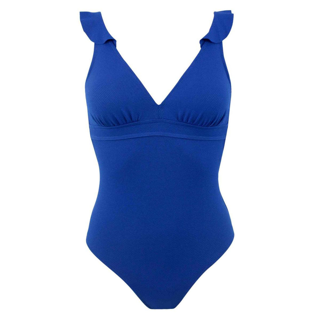  Janine Robin Maillot De Bain 1 Pièce Plongeant à Volant BELLAGIO