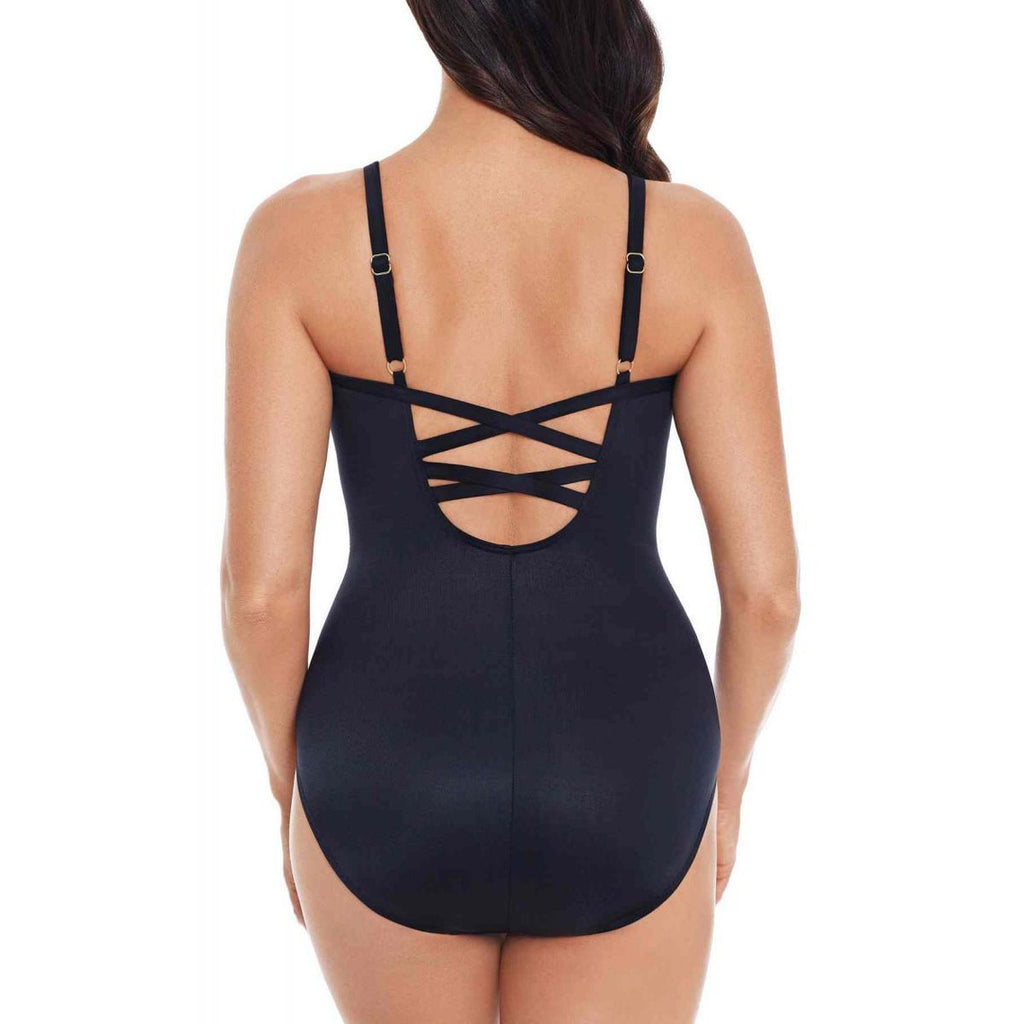  Miraclesuit Maillot De Bain 1 Pièce Plongeant ROCK SOLID