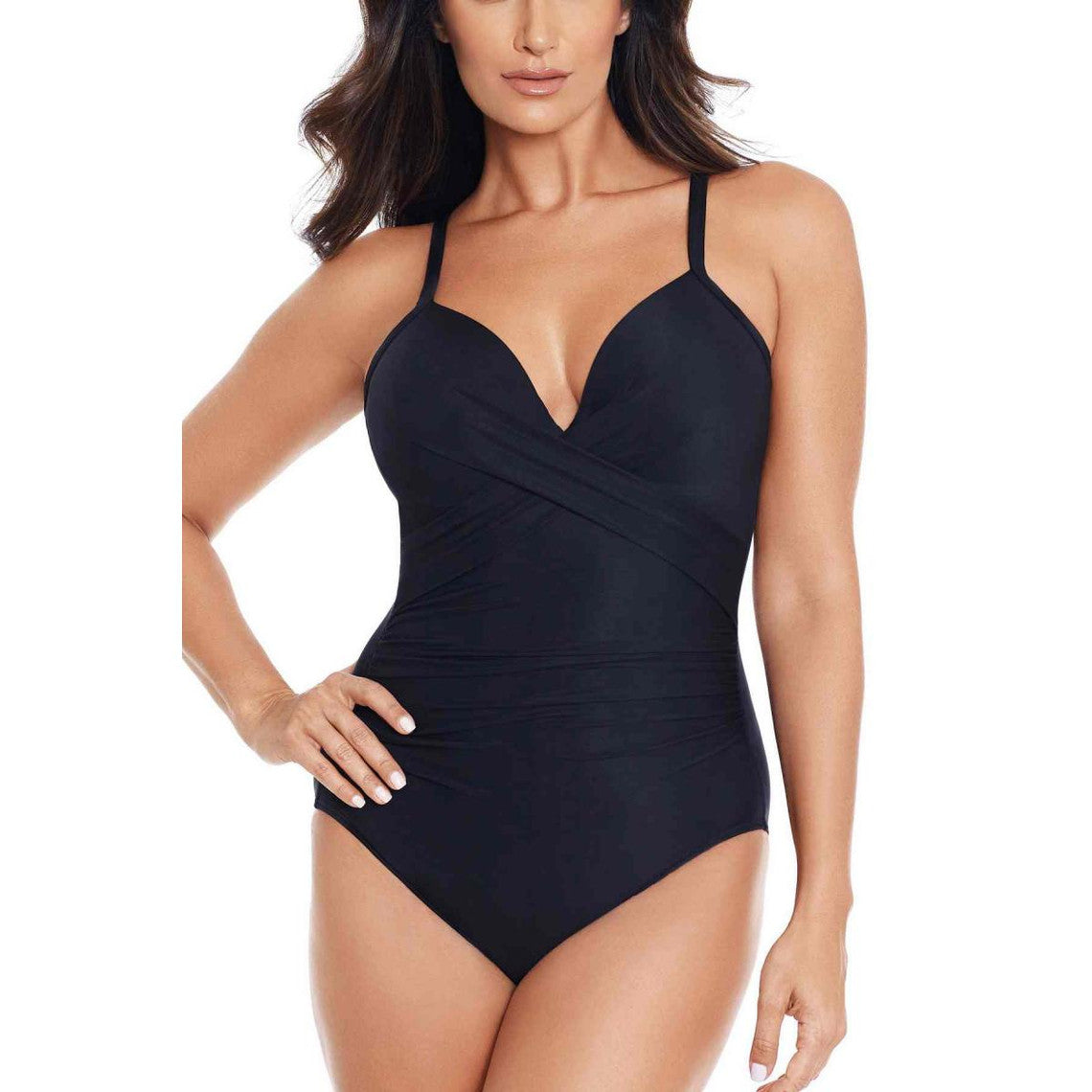  Miraclesuit Maillot De Bain 1 Pièce Plongeant ROCK SOLID