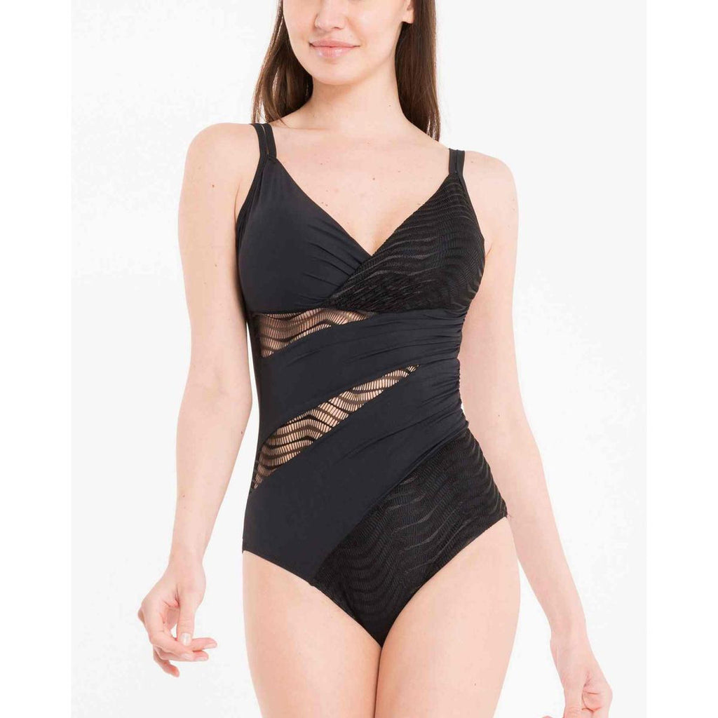  Miradonna By Miraclesuit Maillot De Bain 1 Pièces à Découpes - Noir ATHENA