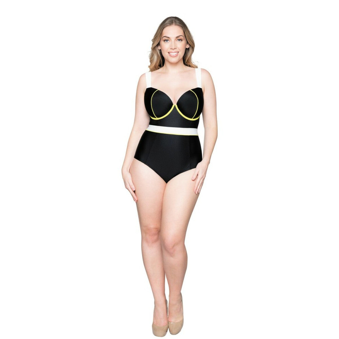  Curvy Kate Maillot Maillot De Bain Une Pièce Graphic Beach