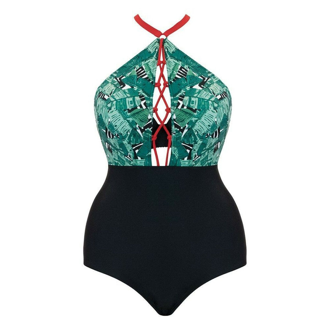  Curvy Kate Maillot Maillot De Bain Une Pièce Plongeant Armatures Paradise Palm