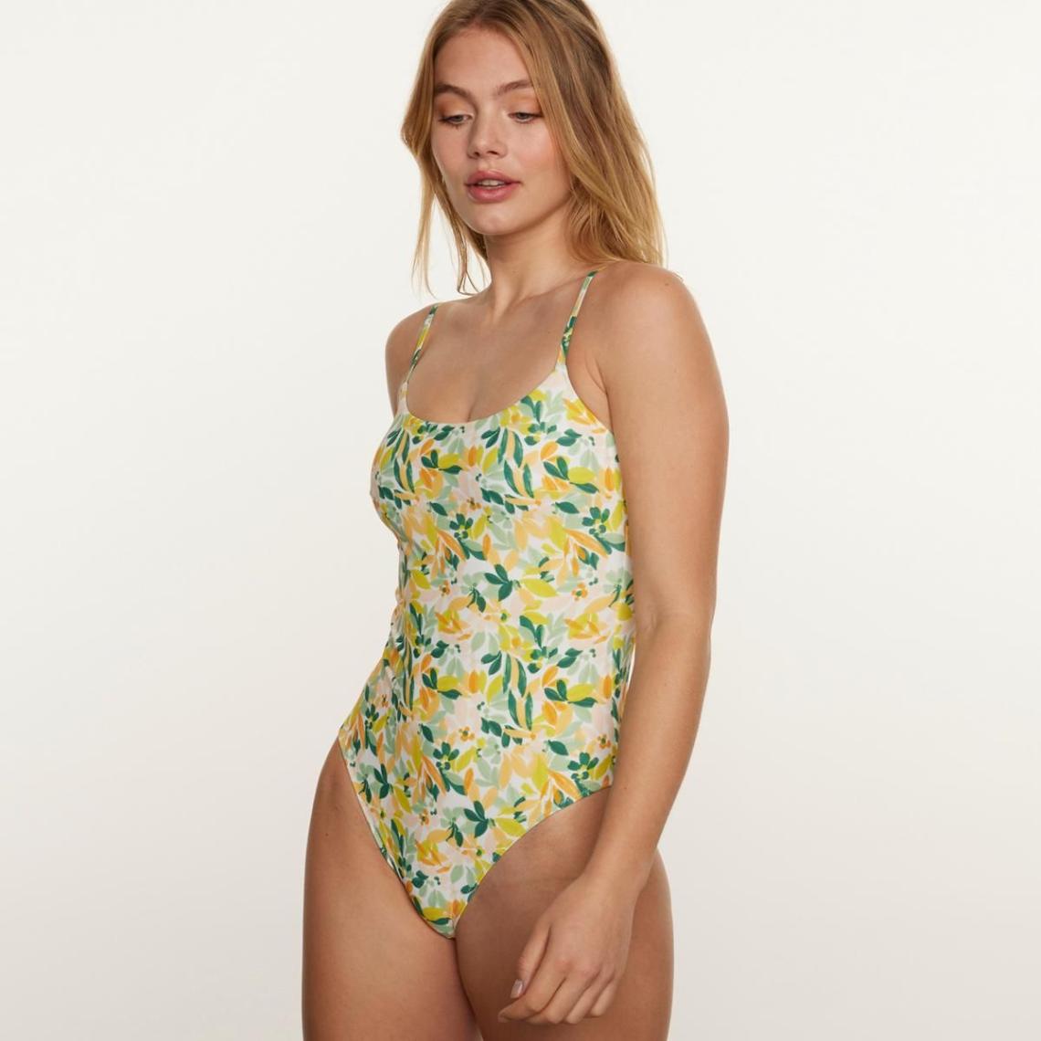  Brigitte Bardot Maillot Une Pièce Jaune Capeline