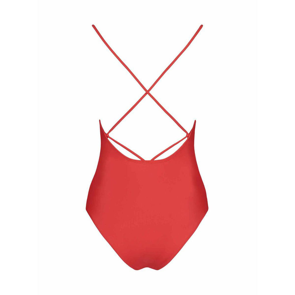  Nael Maillots De Bain 1 Pièce Rouge Andes