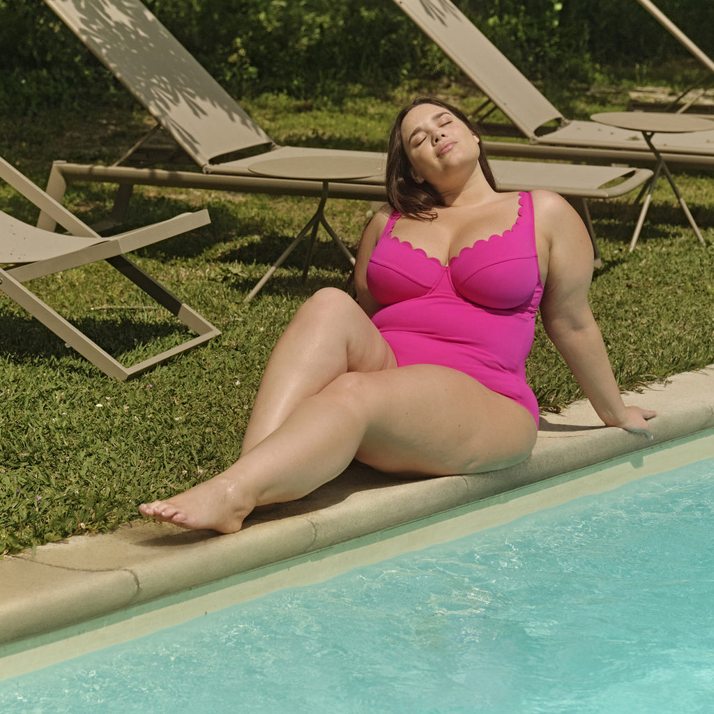  Panache Maillot Maillot De Bain Plongeant Une Pièce - Magenta Spirit