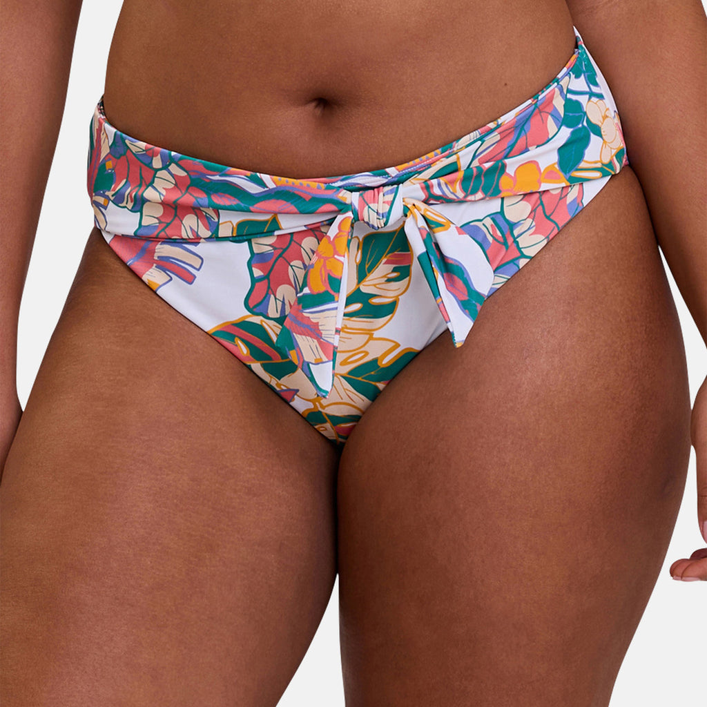  Sans Complexe Bain Culotte De Bain Imprimé Exotique - Noire Fidji