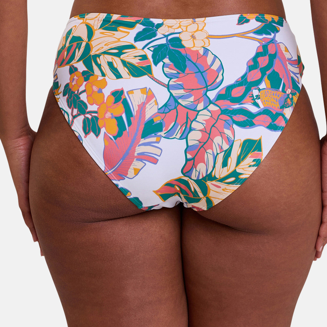  Sans Complexe Bain Culotte De Bain Imprimé Exotique - Noire Fidji