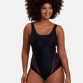  Sans Complexe Bain Maillot De Bain Piscine Une Pièce Sans Armatures - Noir Bondi Beach