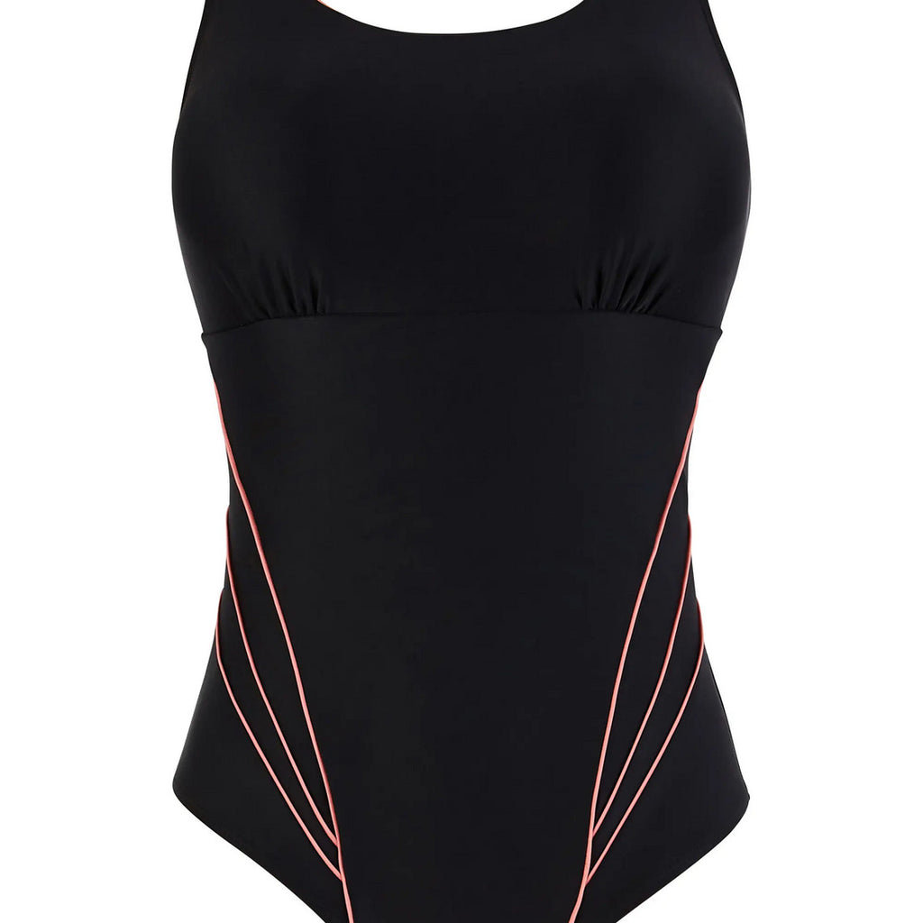  Sans Complexe Bain Maillot De Bain Piscine Une Pièce Sans Armatures - Noir Bondi Beach