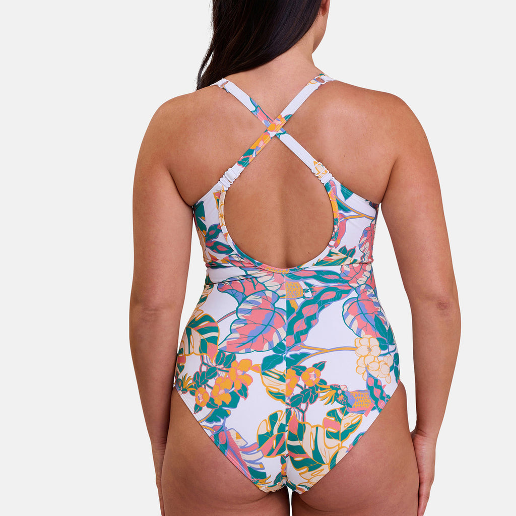  Sans Complexe Bain Maillot De Bain Une Pièce Coques Sans Armatures - Blanc Fidji