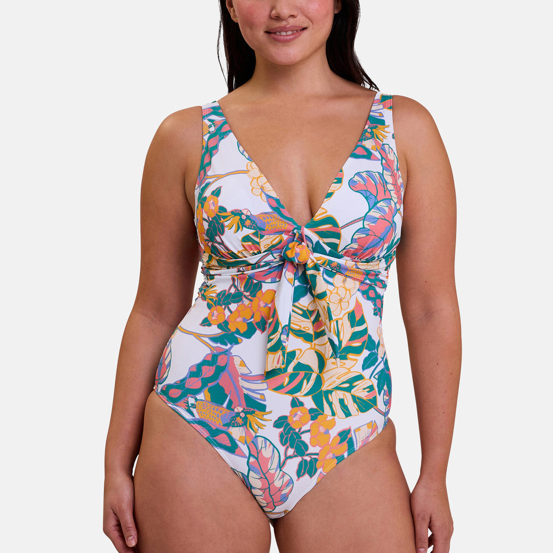  Sans Complexe Bain Maillot De Bain Une Pièce Coques Sans Armatures - Blanc Fidji