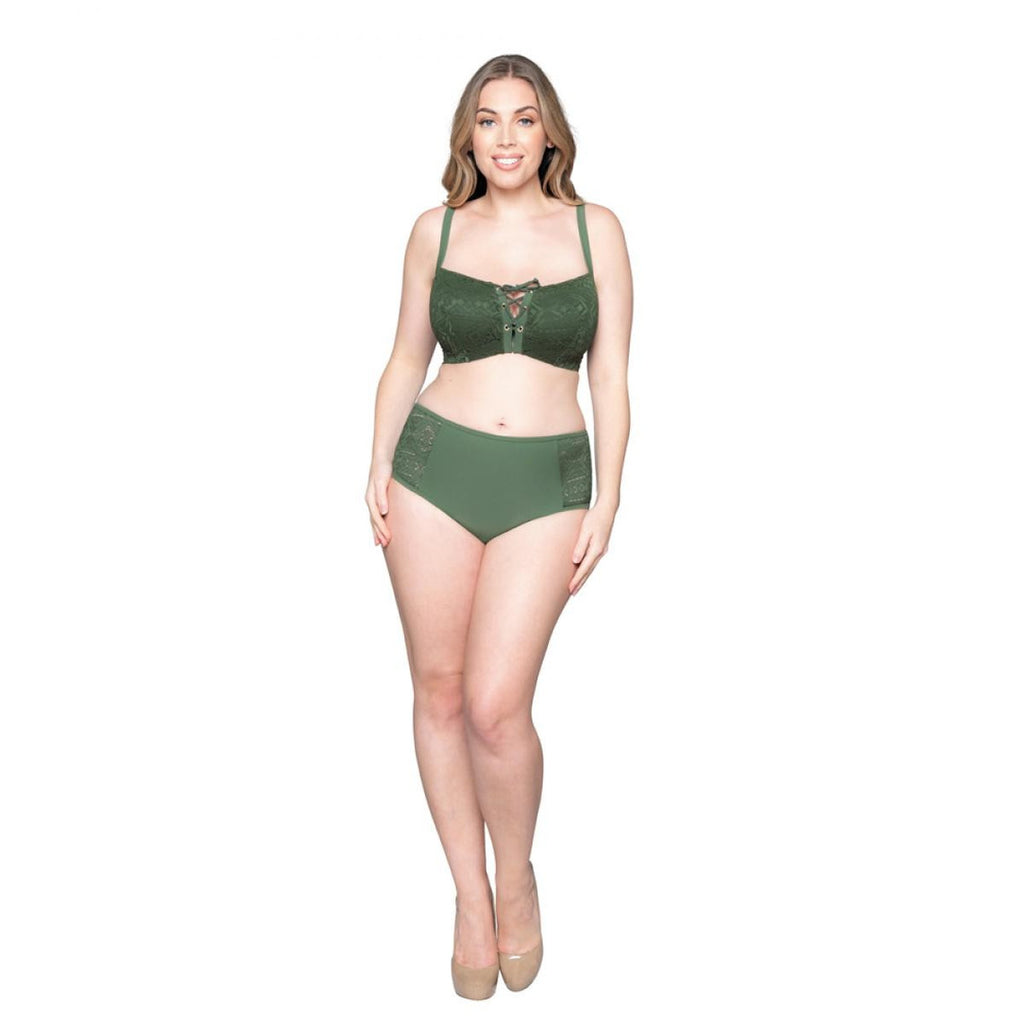 Curvy Kate Maillot Shorty De Bain Vert Rush