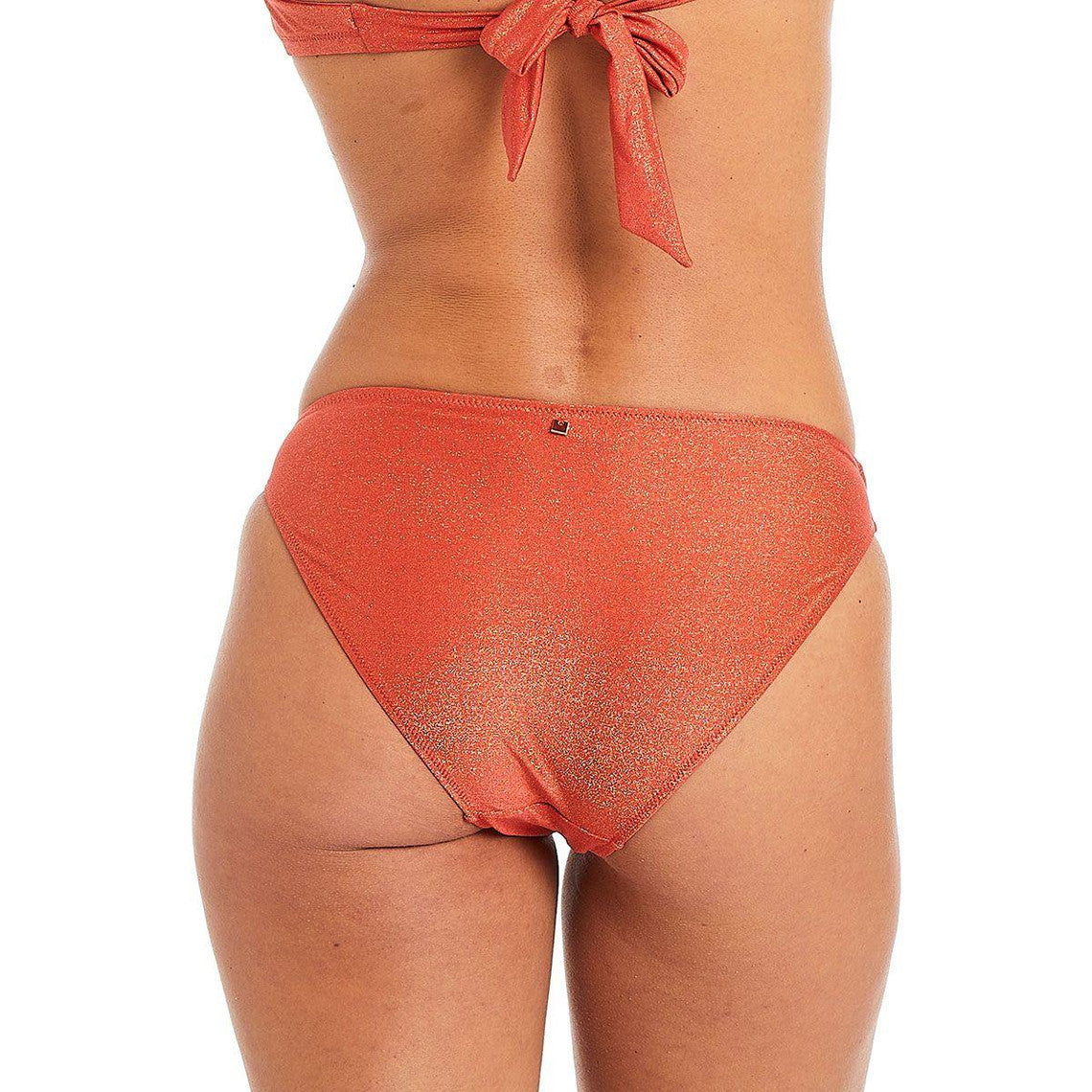  Camille Cerf X Pomm Poire Slip De Bain Orange Maui