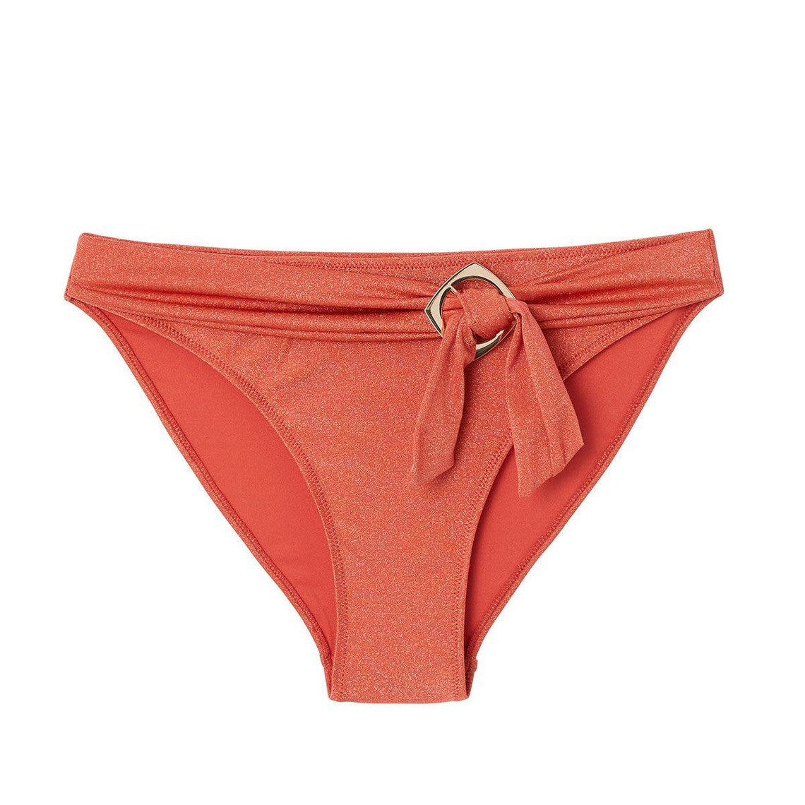  Camille Cerf X Pomm Poire Slip De Bain Orange Maui