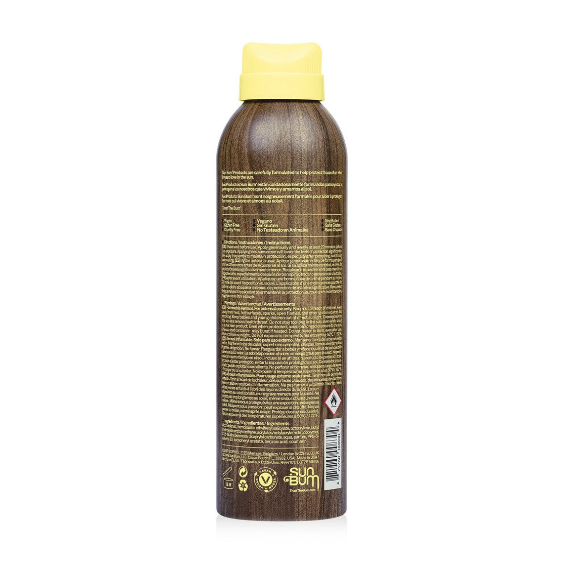  Sun Bum Spray Solaire Original Spf 30 - Résistant A L'eau